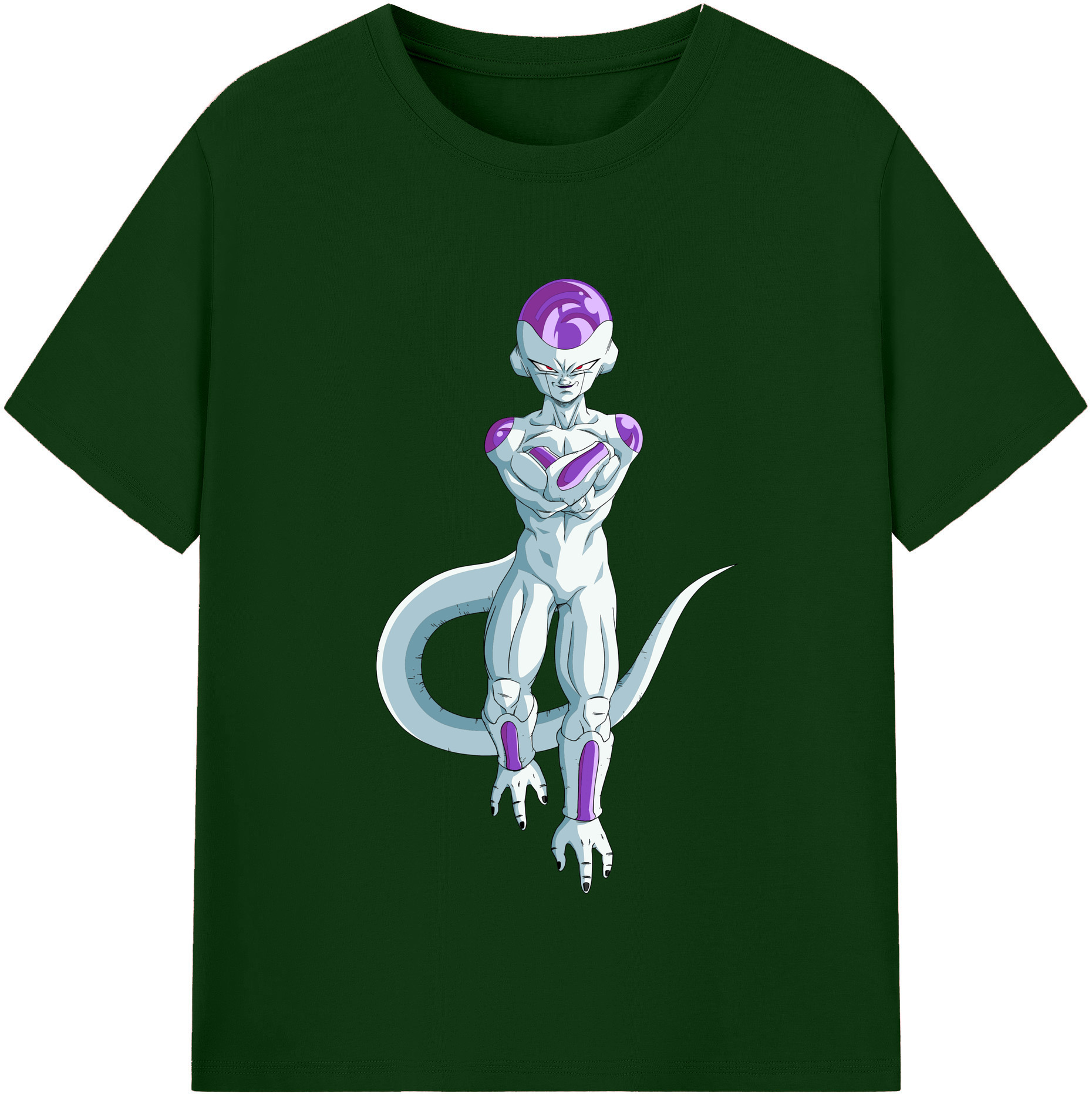 （画像用） ドラゴンボール フリーザ DRAGON BALL Frieza 綿100％半袖Tシャツ（フロントプリント）